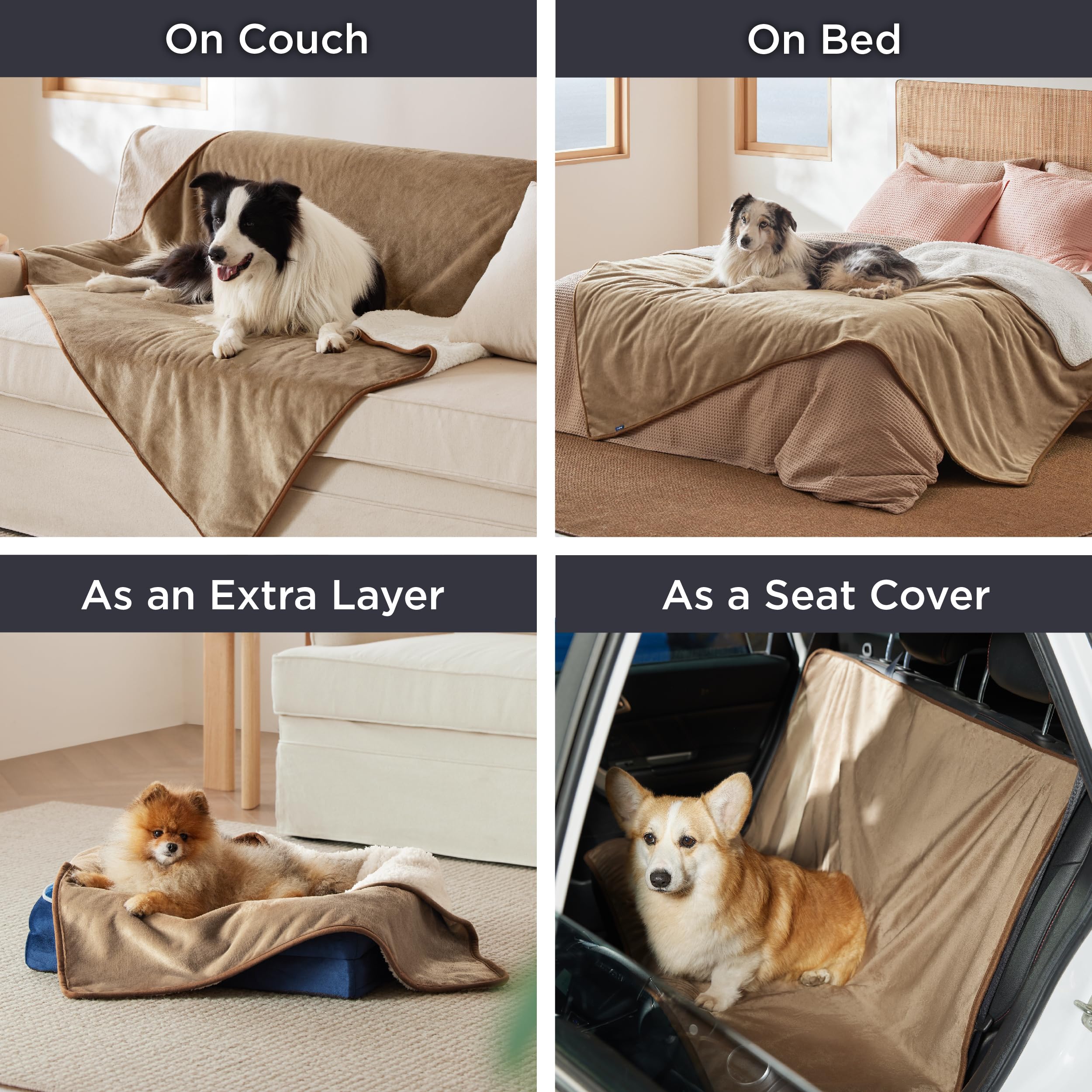 Bedsure lightweight blanket ideal for travel and on-the-go protection