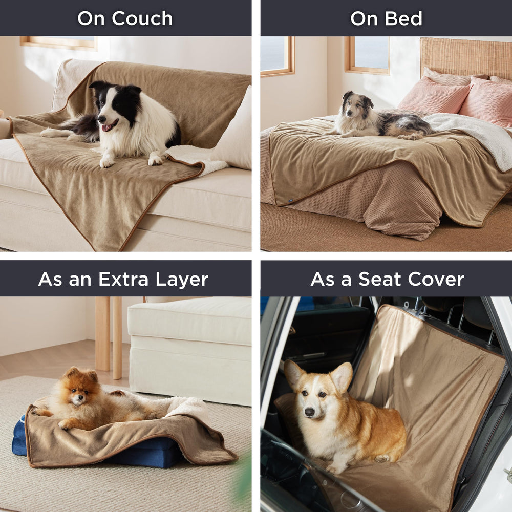 Bedsure lightweight blanket ideal for travel and on-the-go protection