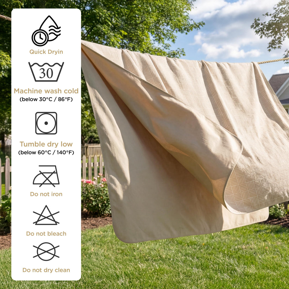 Bedsure machine-washable at 86°F (30°C) for easy care.