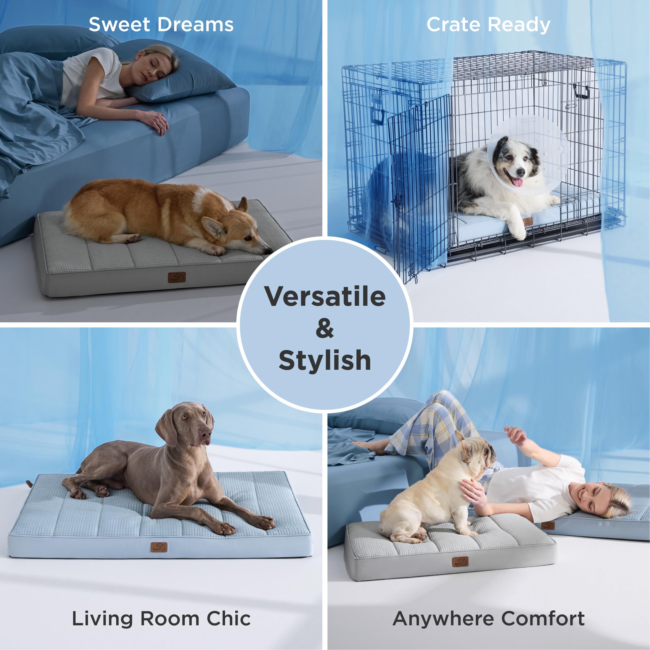 Bedsure machine-washable cover makes cleaning simple after adventures.