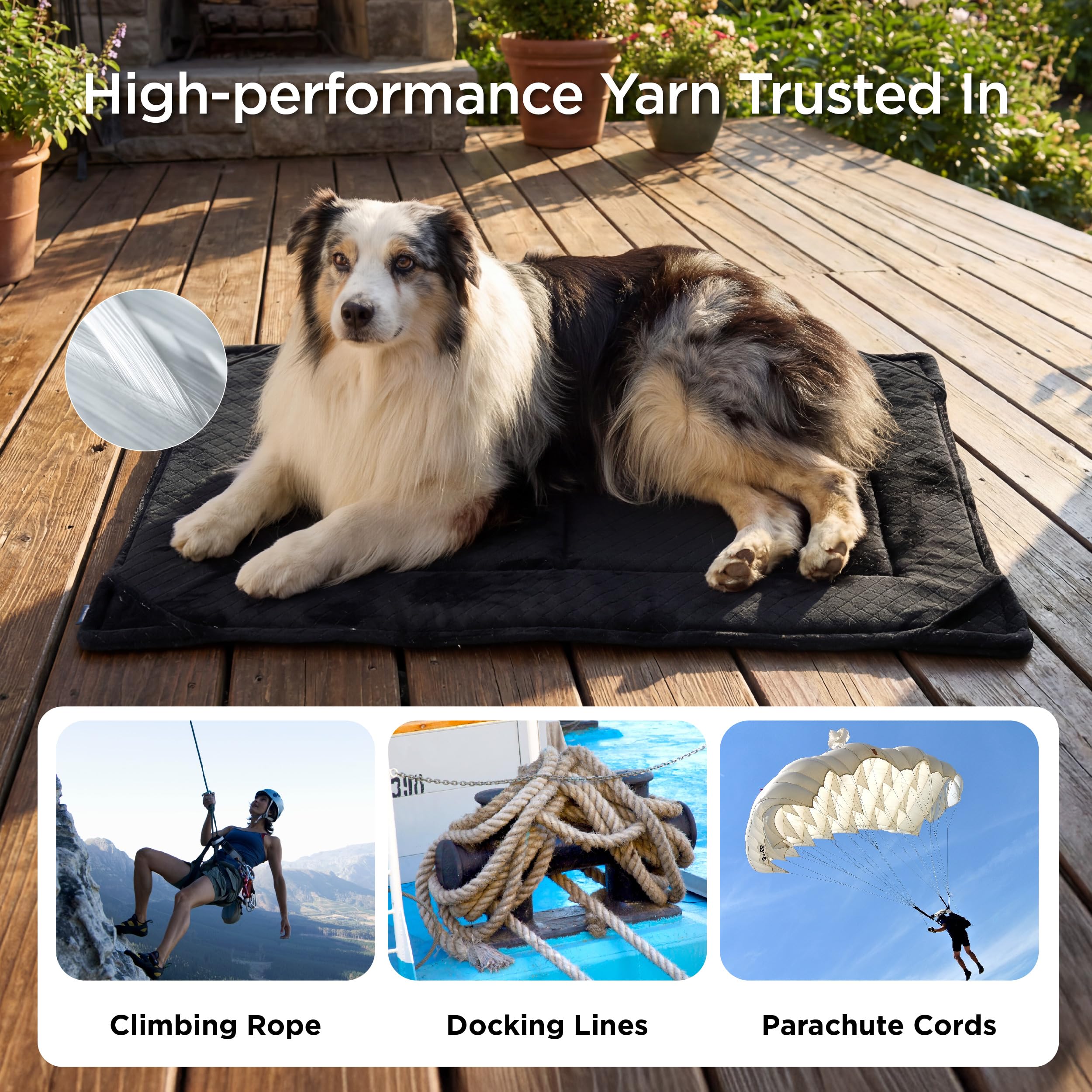 Bedsure machine-washable dog bed for easy cleaning