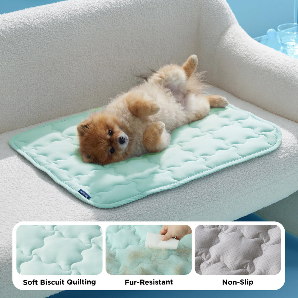 Bedsure dog pad being machine washed for easy cleaning.