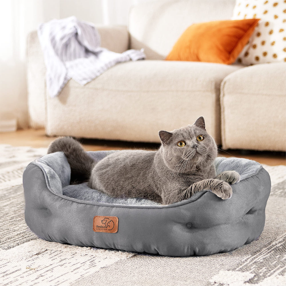 Bedsure machine-washable pet bed suitable for cold gentle cycles.