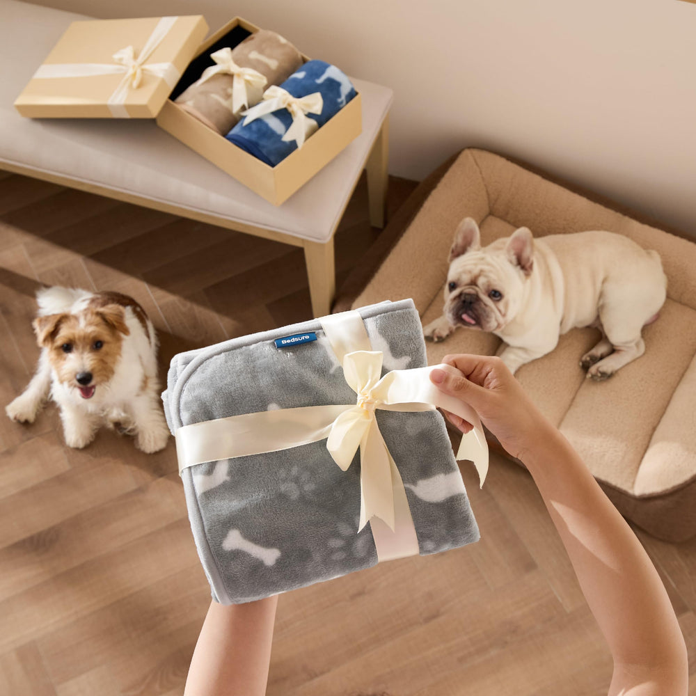 Bedsure machine-washable pet blanket easy care for busy households