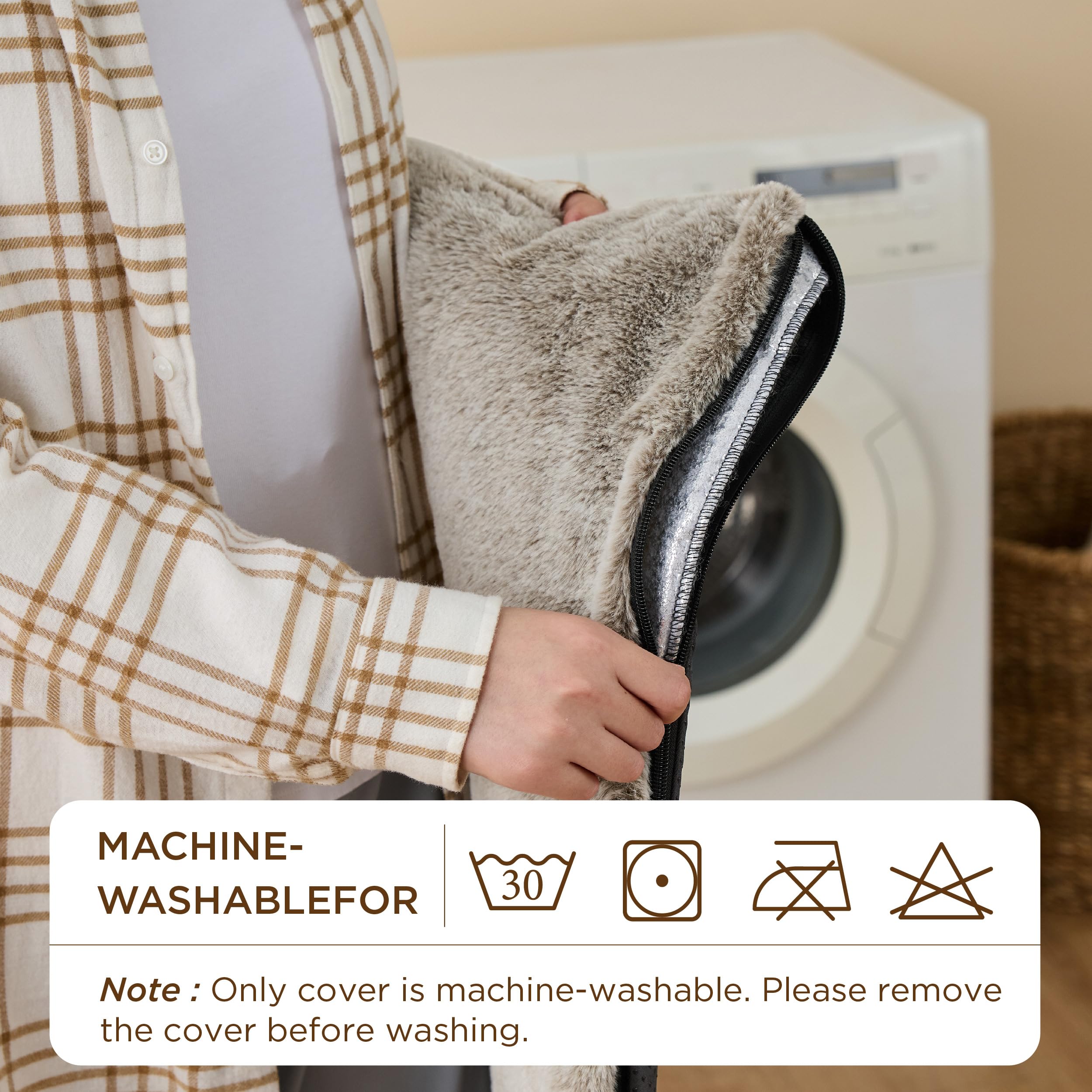 Bedsure non-electric warmth technology preserves cozy heat