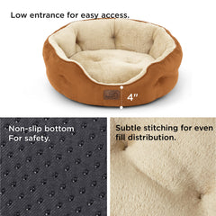Bedsure non-slip bottom detail keeps the bed stable during play.