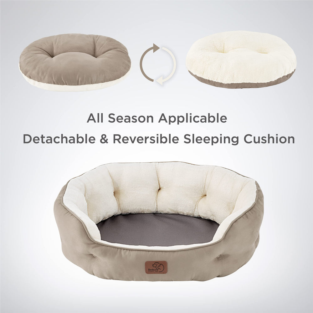 Bedsure non-slip bottom keeps the bed in place on smooth floors