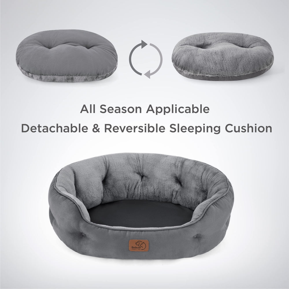 Bedsure bed features a non-slip bottom for stability on floors.