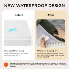 Bedsure non-skid bottom keeps the bed steady on smooth floors.