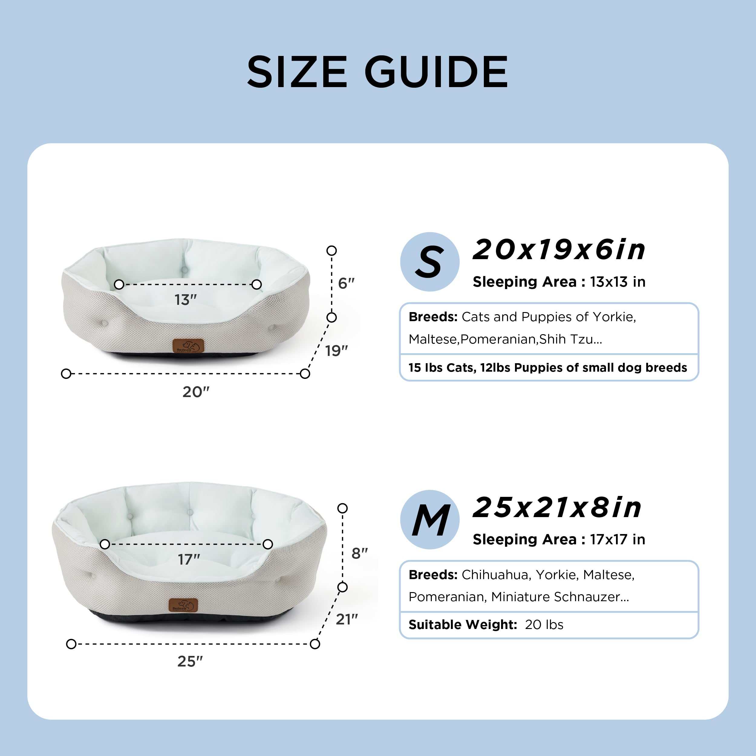 Bedsure OEKO-TEX certified pet bed ensures safe, comfortable use