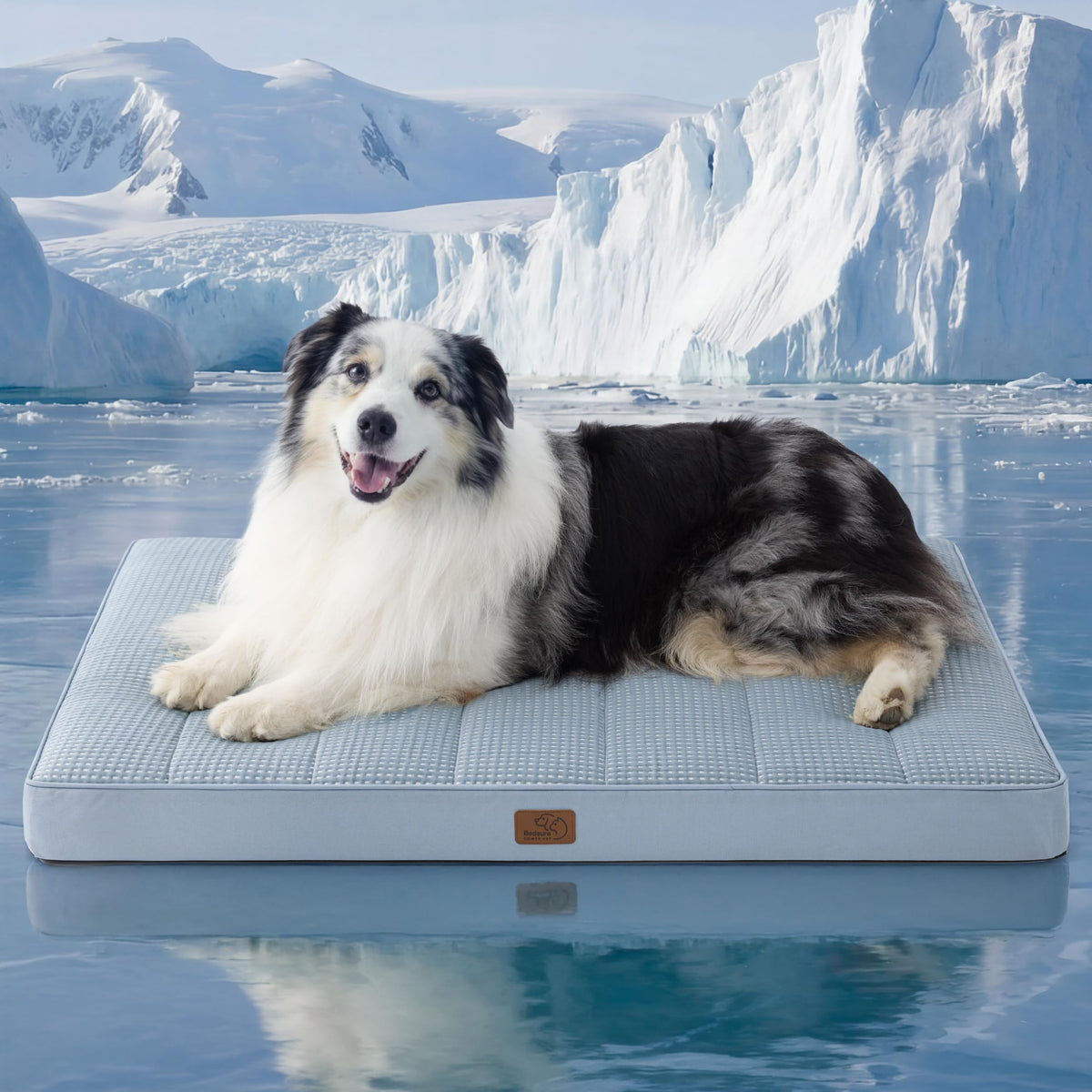 Bedsure orthopedic cooling dog bed cover for easy cleaning and summer comfort.