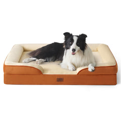 Bedsure orthopedic dog bed 35-inch ember clay promotes joint-friendly comfort