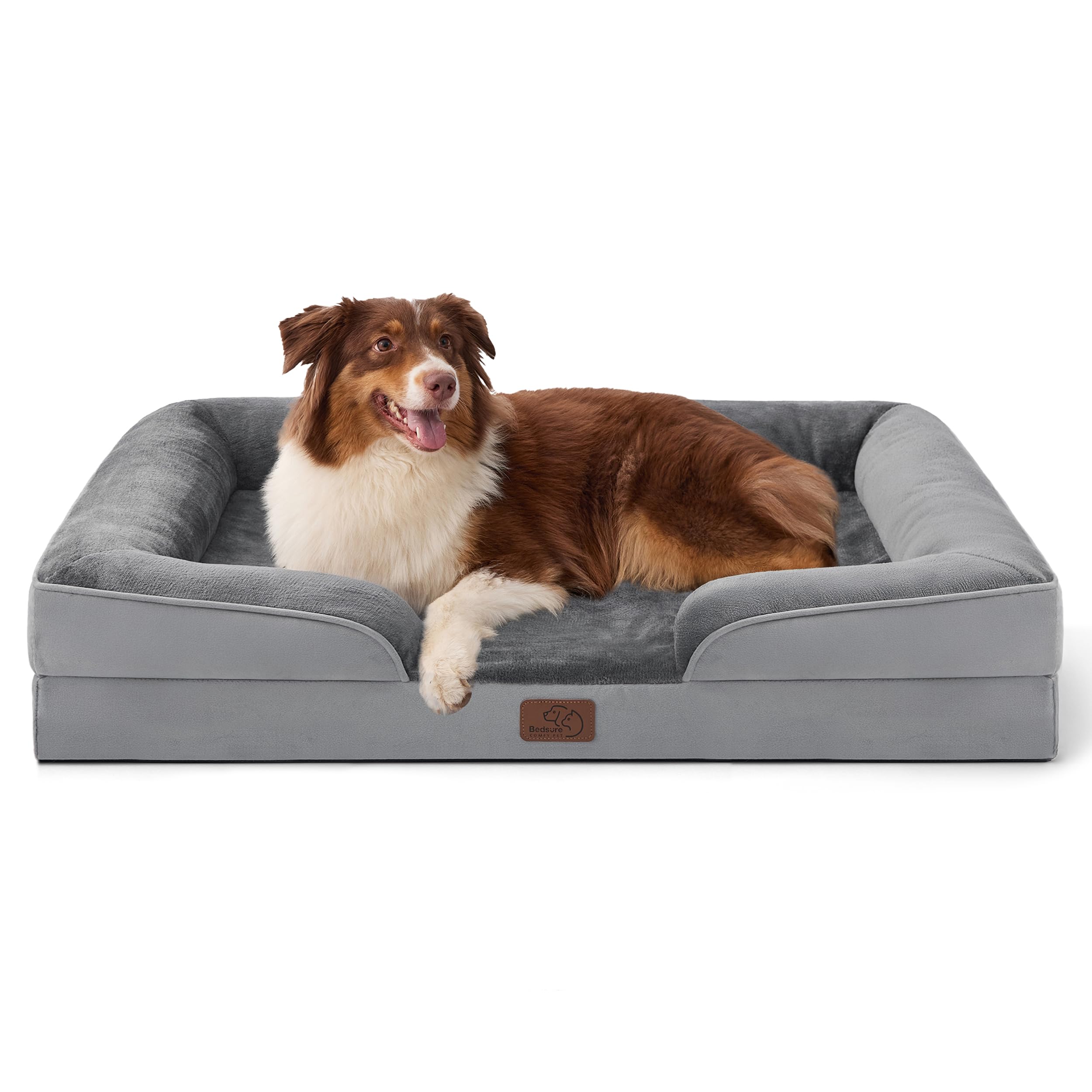 Bedsure orthopedic dog bed 35-inch with foam support for joints.