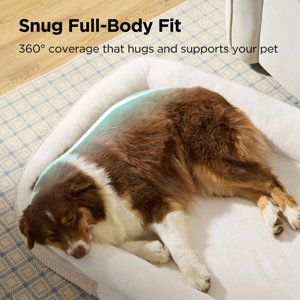 Bedsure foam core close-up reveals contoured comfort to balance softness and support