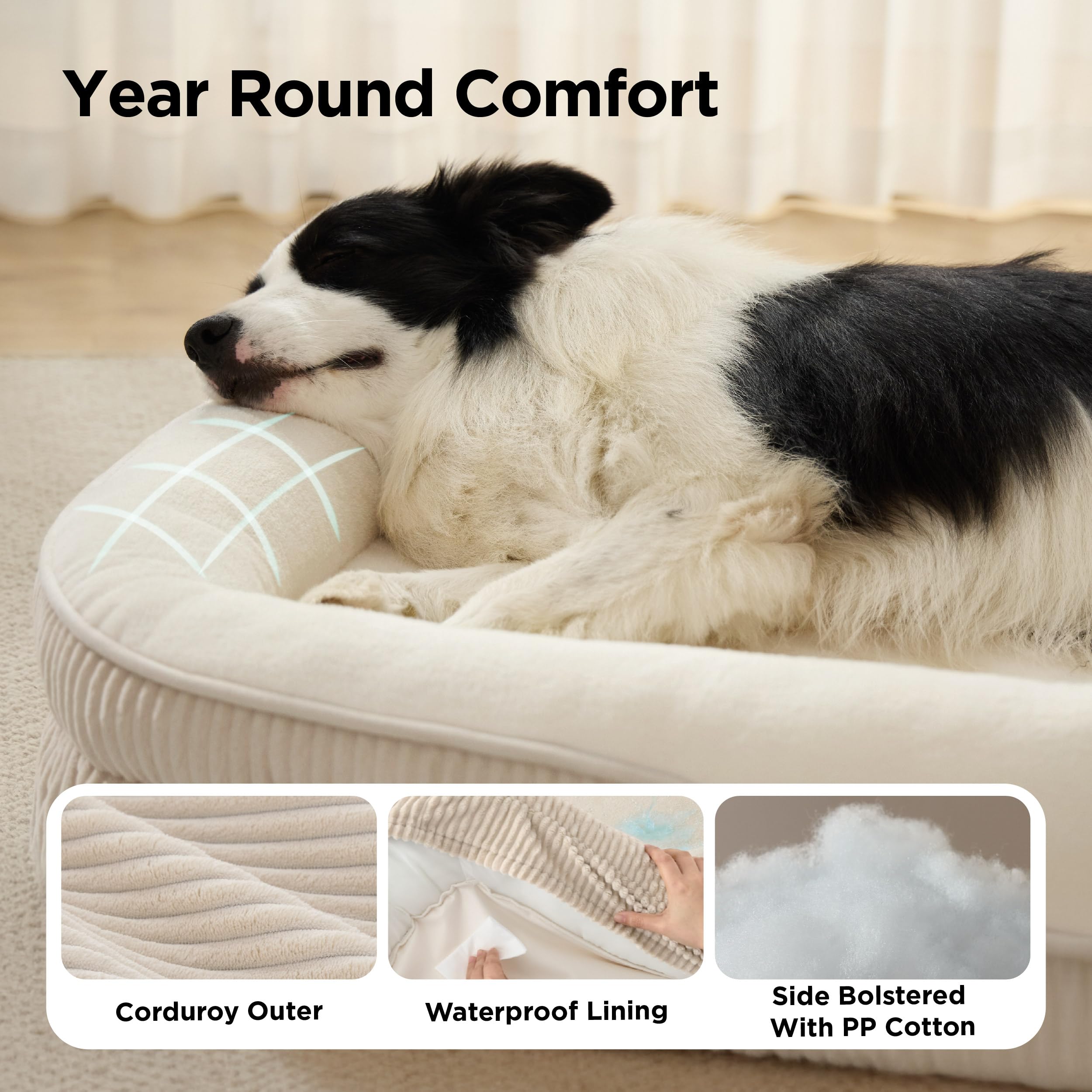 Bedsure washable cover image conveys simple care and quick refresh