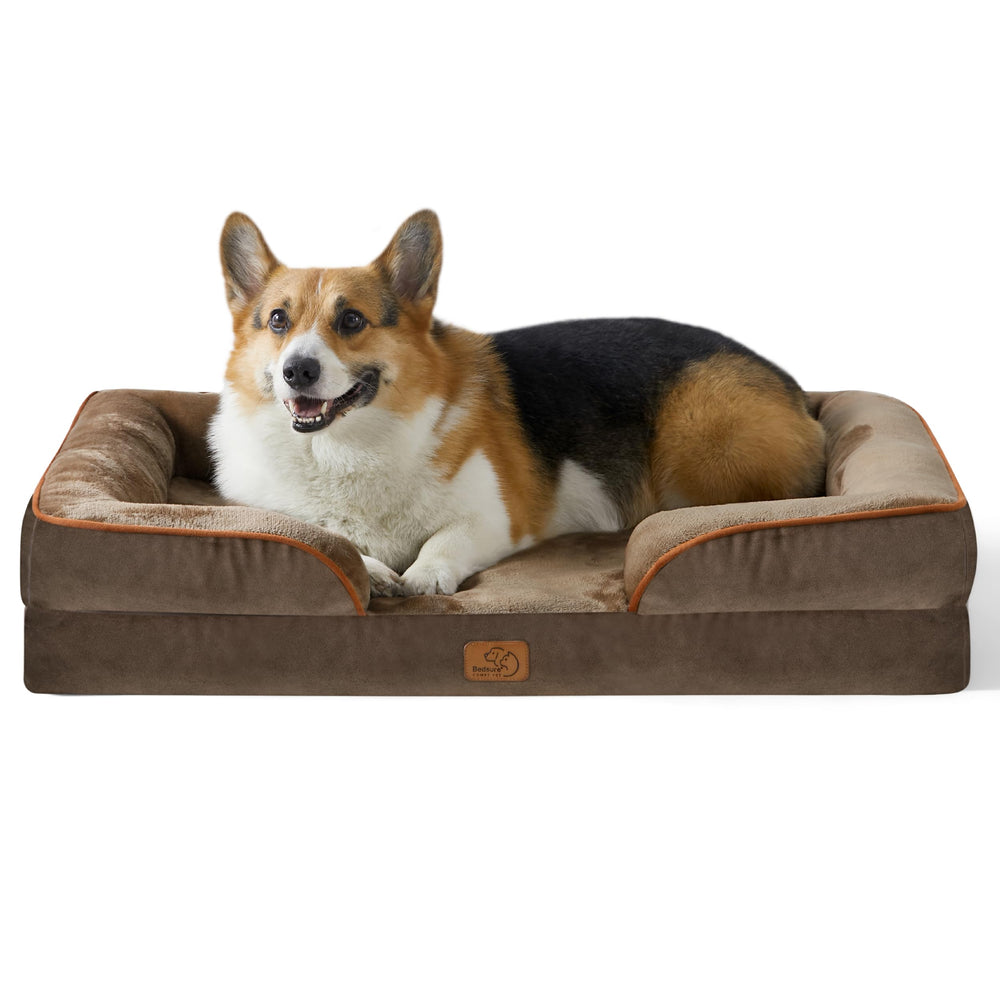 Bedsure orthopedic dog bed large with washable cover delivers durable support and easy cleaning.