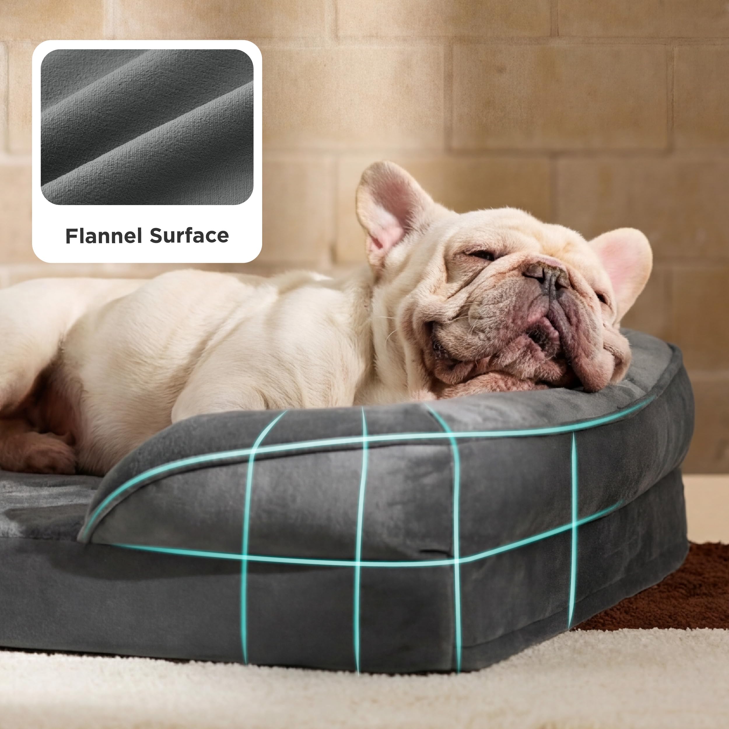 Bedsure lowered entrance helps pets enter with ease.