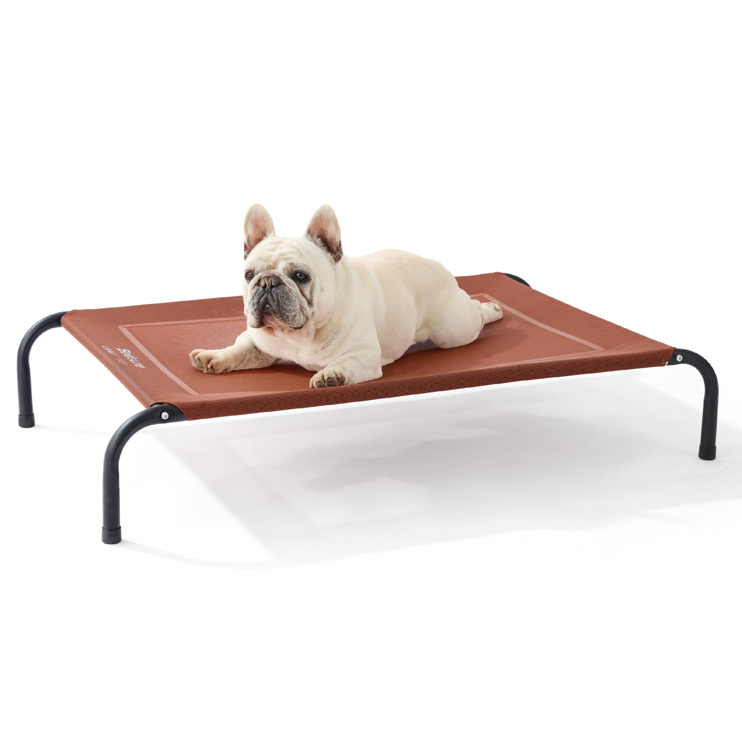 Bedsure outdoor elevated dog bed with mesh-frame promoting airflow for cooling