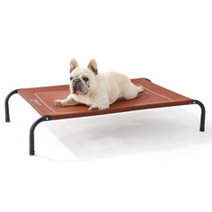 Bedsure outdoor elevated dog bed with mesh-frame promoting airflow for cooling