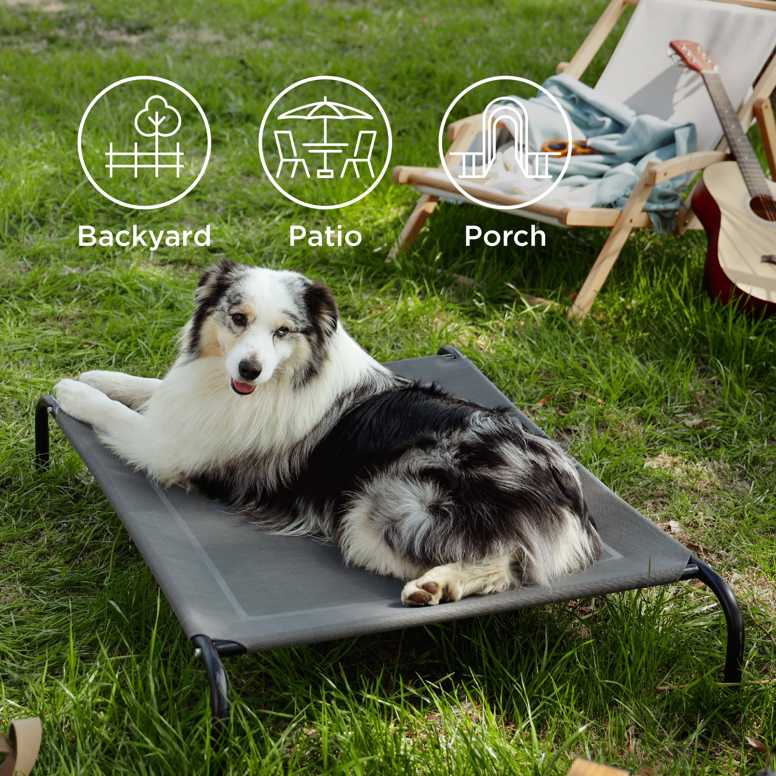 Bedsure bed with skid-resistant feet keeping placement steady