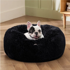 Bedsure pet bed anti-slip base keeps the round bed in place on floors