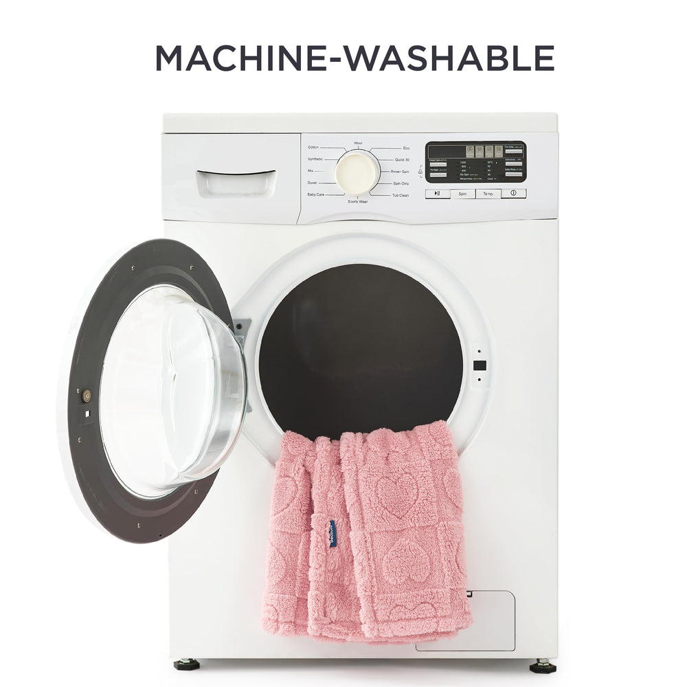 Bedsure pet blanket easy-care wash cold and tumble dry for busy owners.