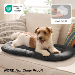 Bedsure polyfill-filled cushion provides soft, comfortable resting.