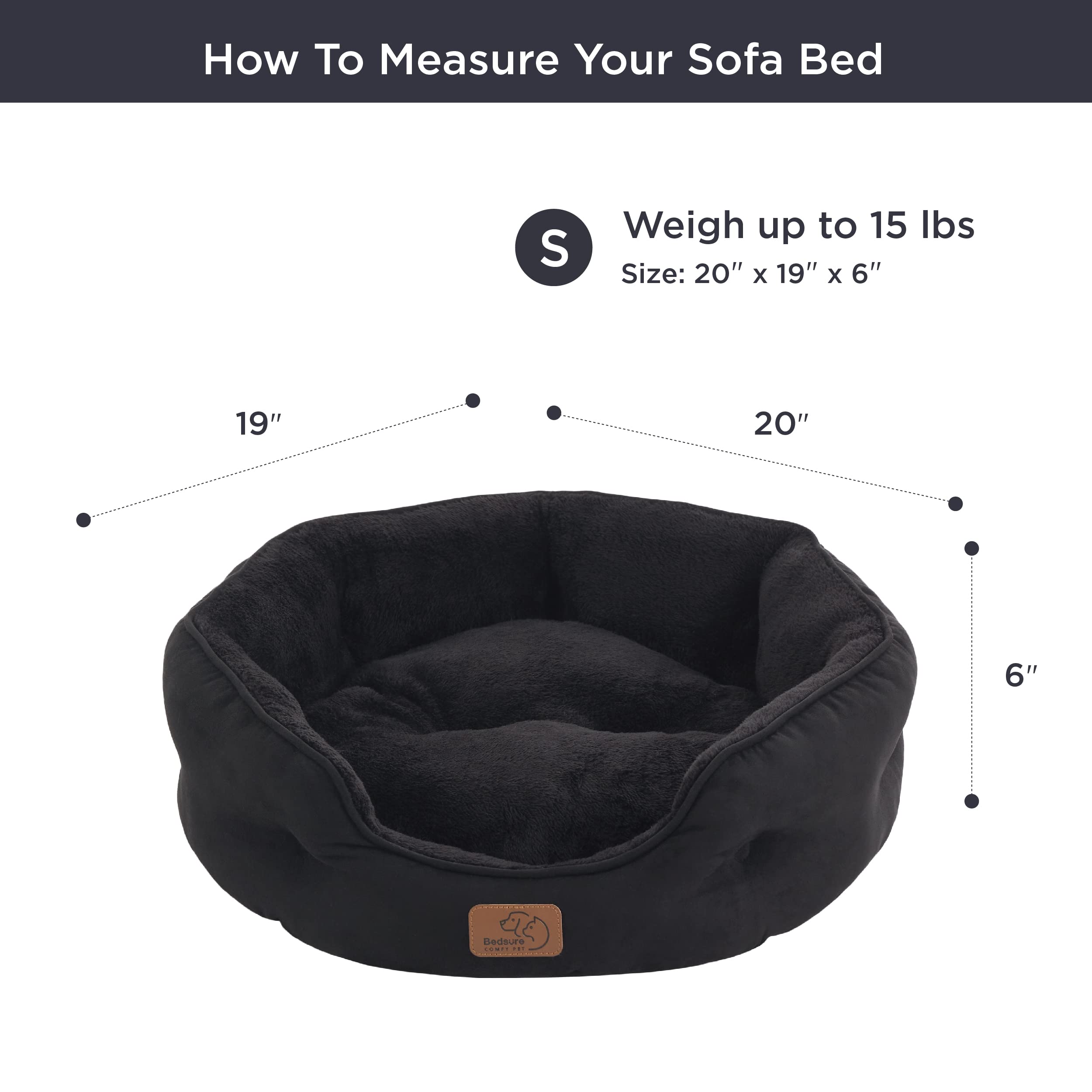 Bedsure removable cushion is machine washable for easy care.