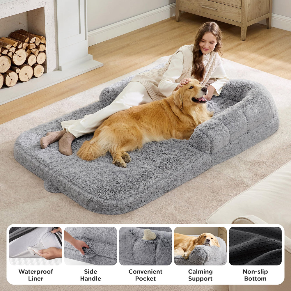 Bedsure removable, machine-washable cover for quick cleaning.