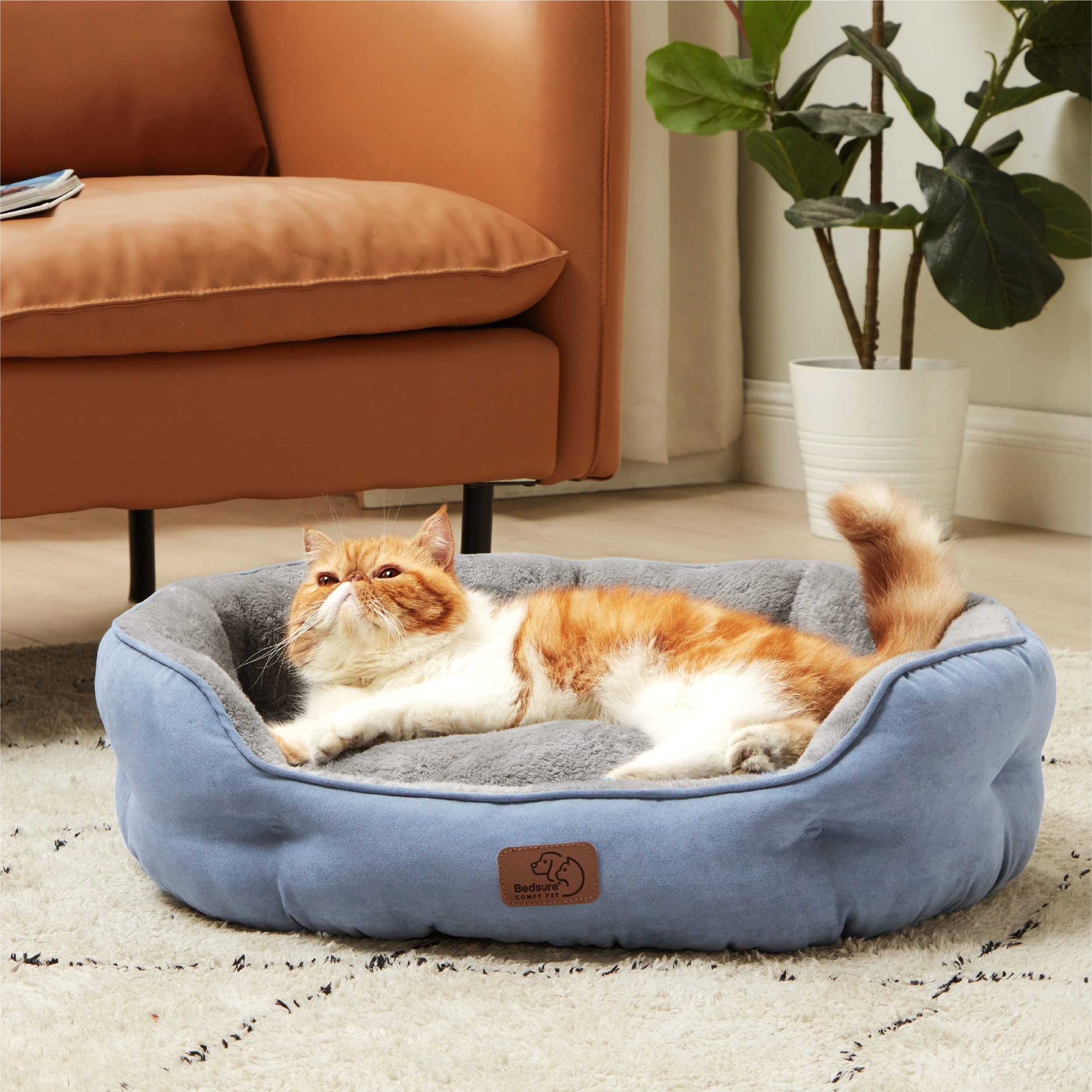 Bedsure removable cushion simplifies washing and refreshing the bed.