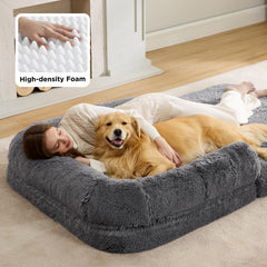 Bedsure soft bolster supports neck and head for cuddling