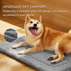 Bedsure soft foam floor mat close-up showing plush texture and support