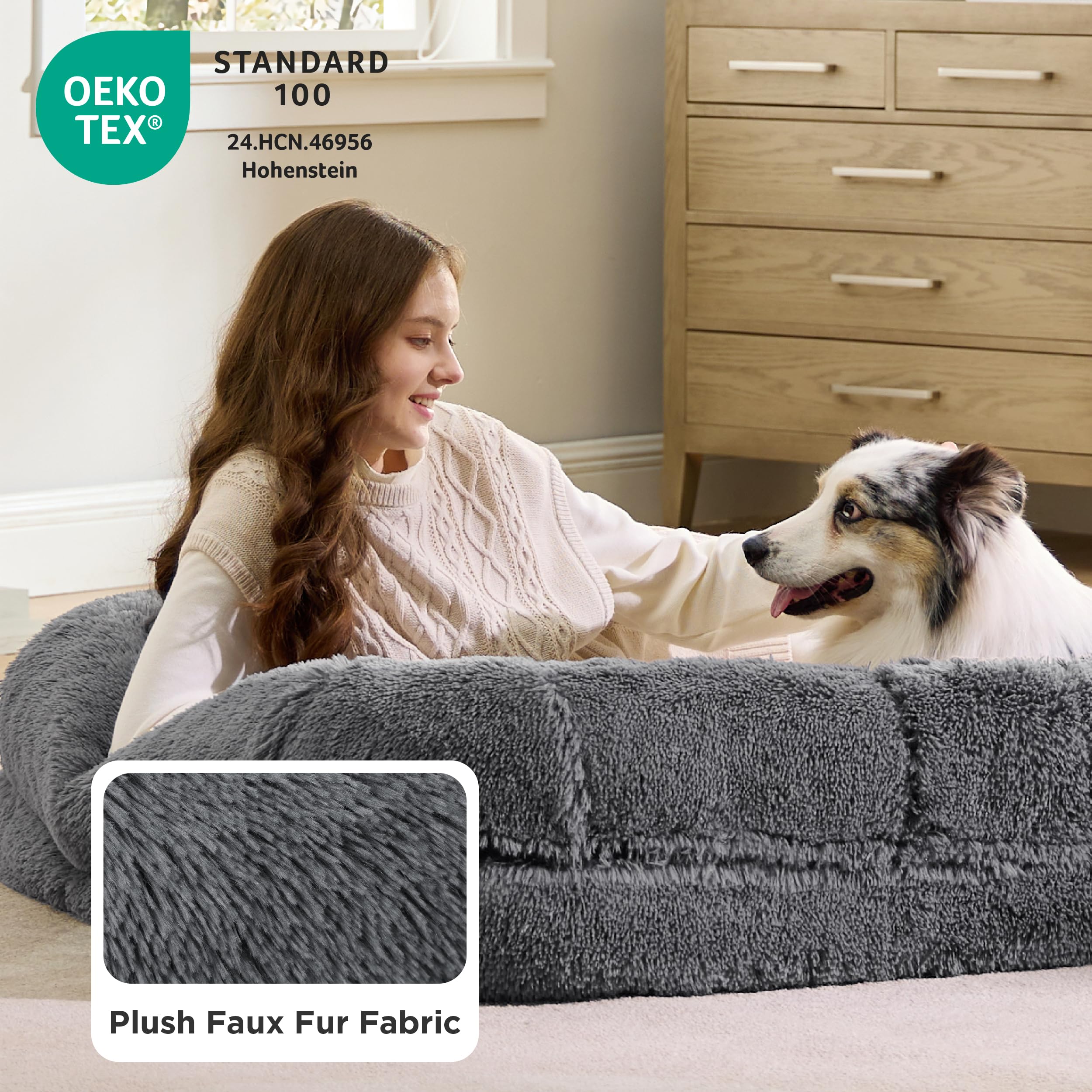 Bedsure built-in storage pocket keeps essentials neatly tucked away