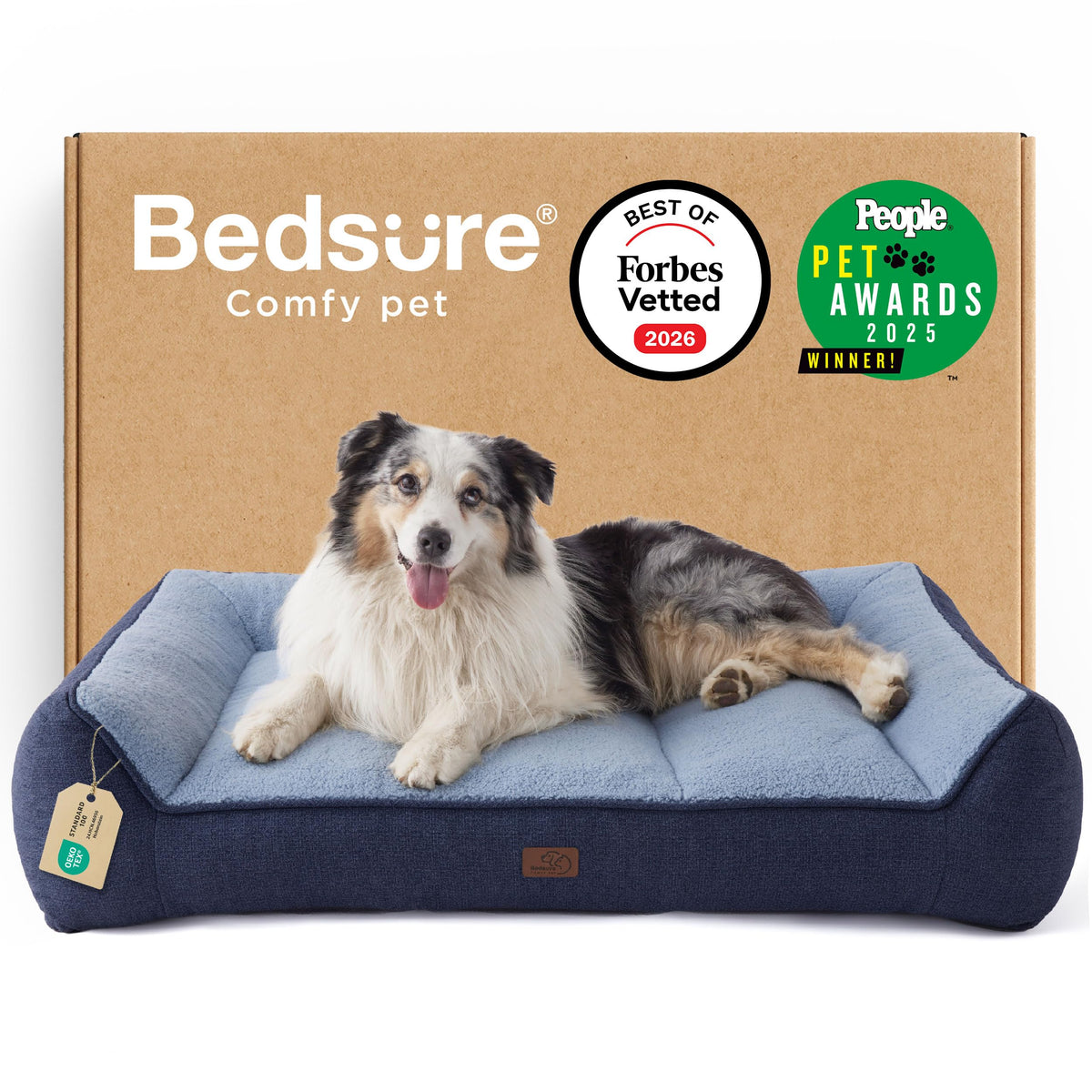 Bedsure SupportMax XL front view showing orthopedic design for joints