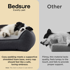 Bedsure SupportMax XL plush sherpa cover adds warmth and cozy lounging for naps.