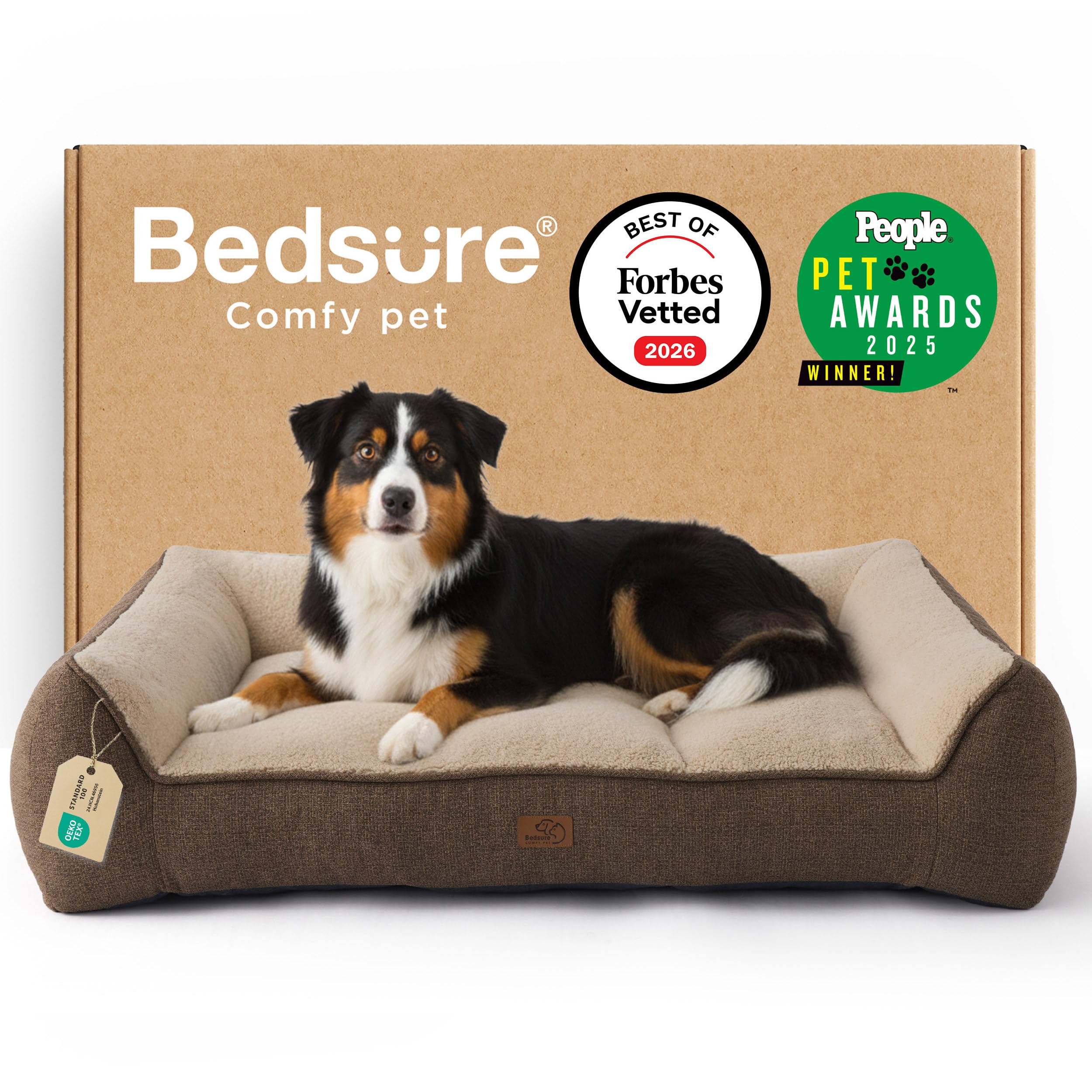 Bedsure SupportMax XL Pro orthopedic dog bed with thick foam for joint support