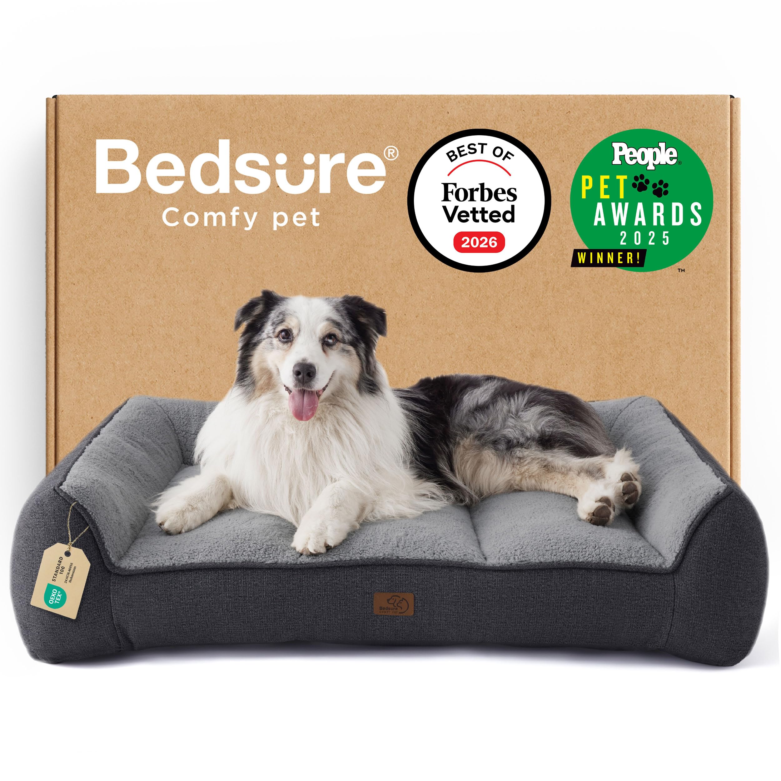 Bedsure SupportMax XL close-up of the thick base providing joint support and comfort.