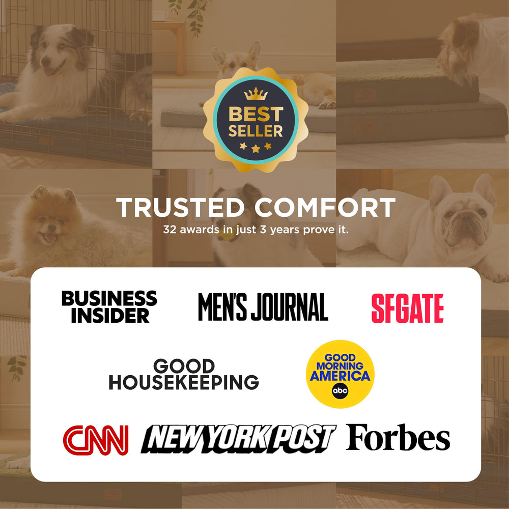 Bedsure travel-friendly dog bed ideal for car trips