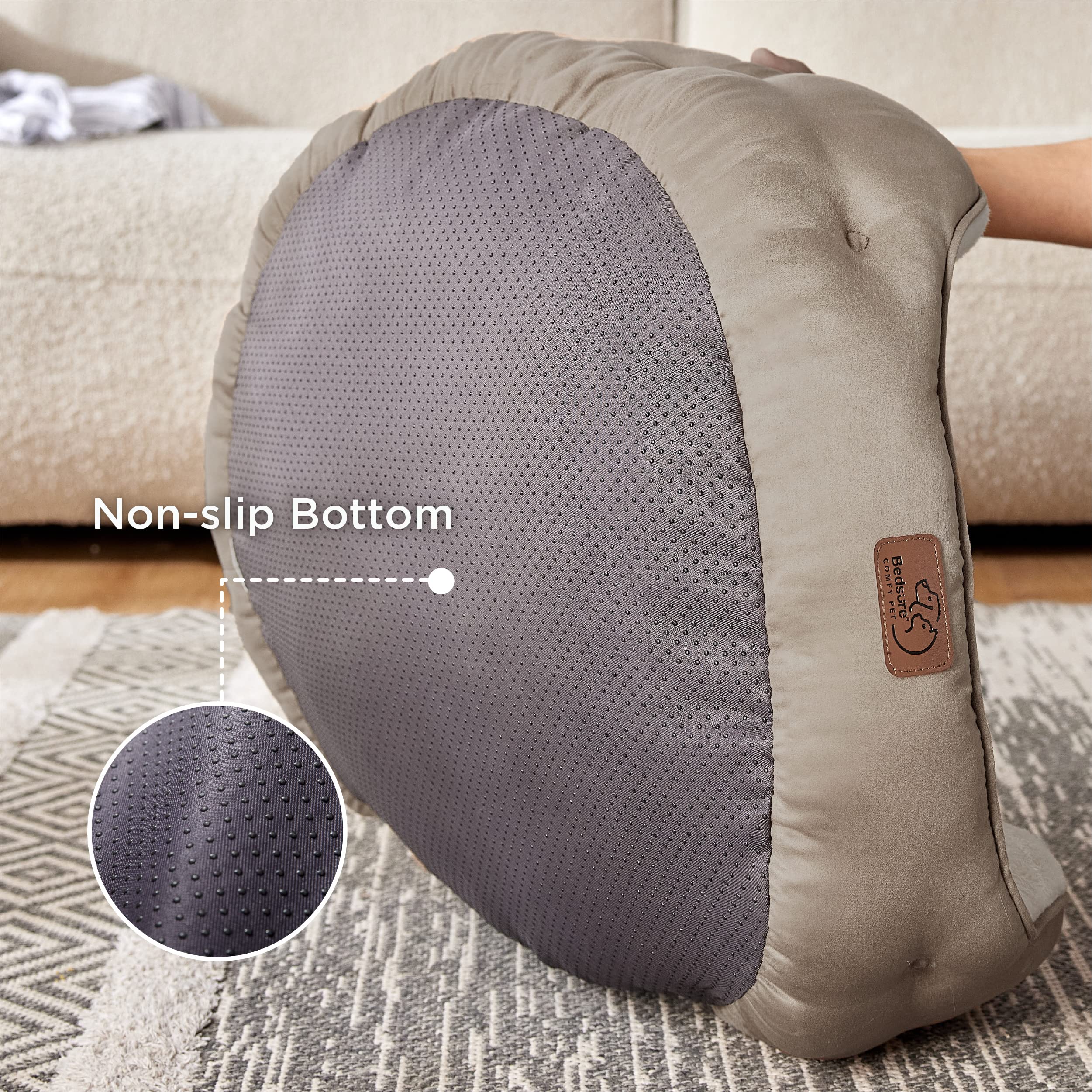 Bedsure ultra-soft polyester filling keeps loft and cushions joints
