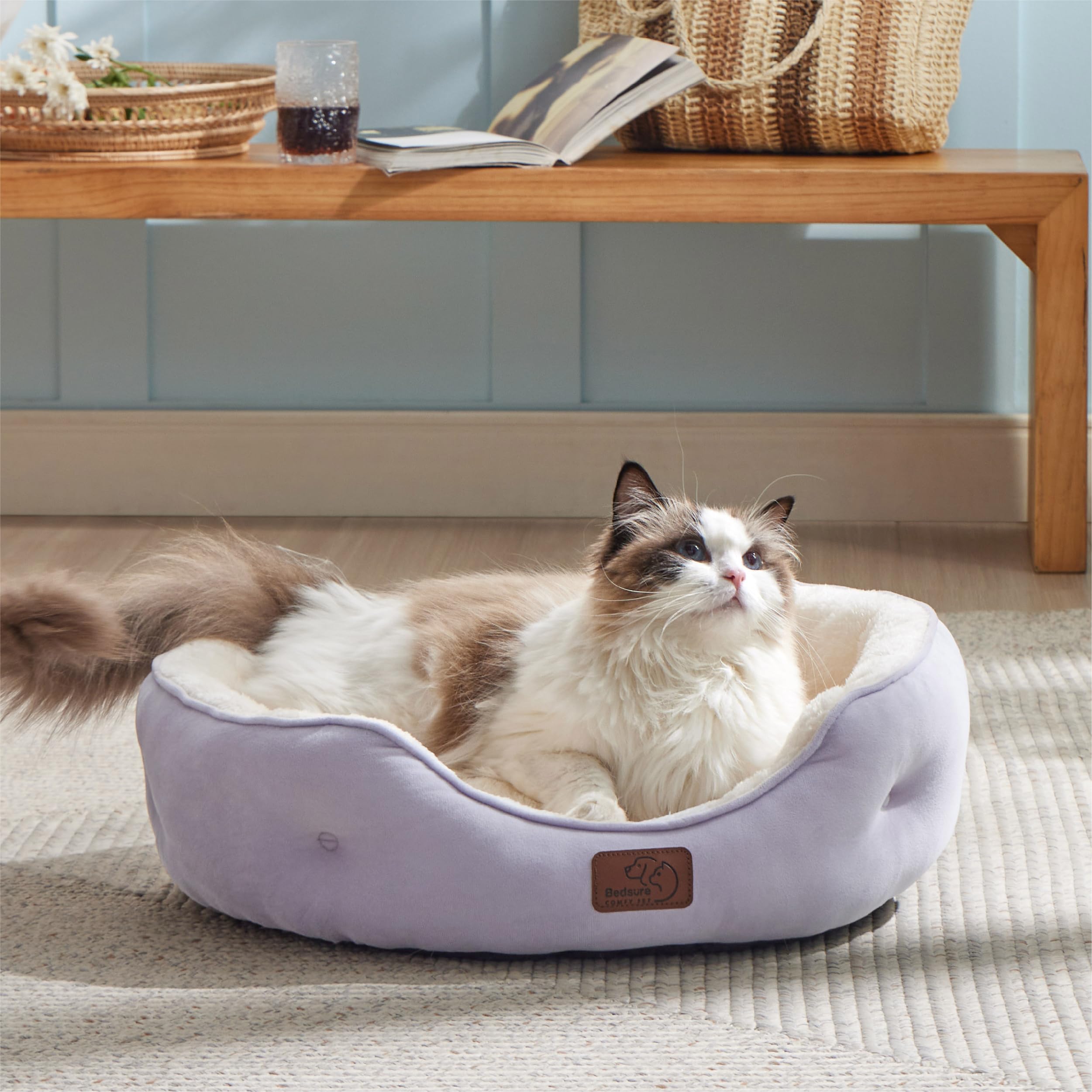 Bedsure ultra-soft polyester filling cushions joints and muscles with gentle support