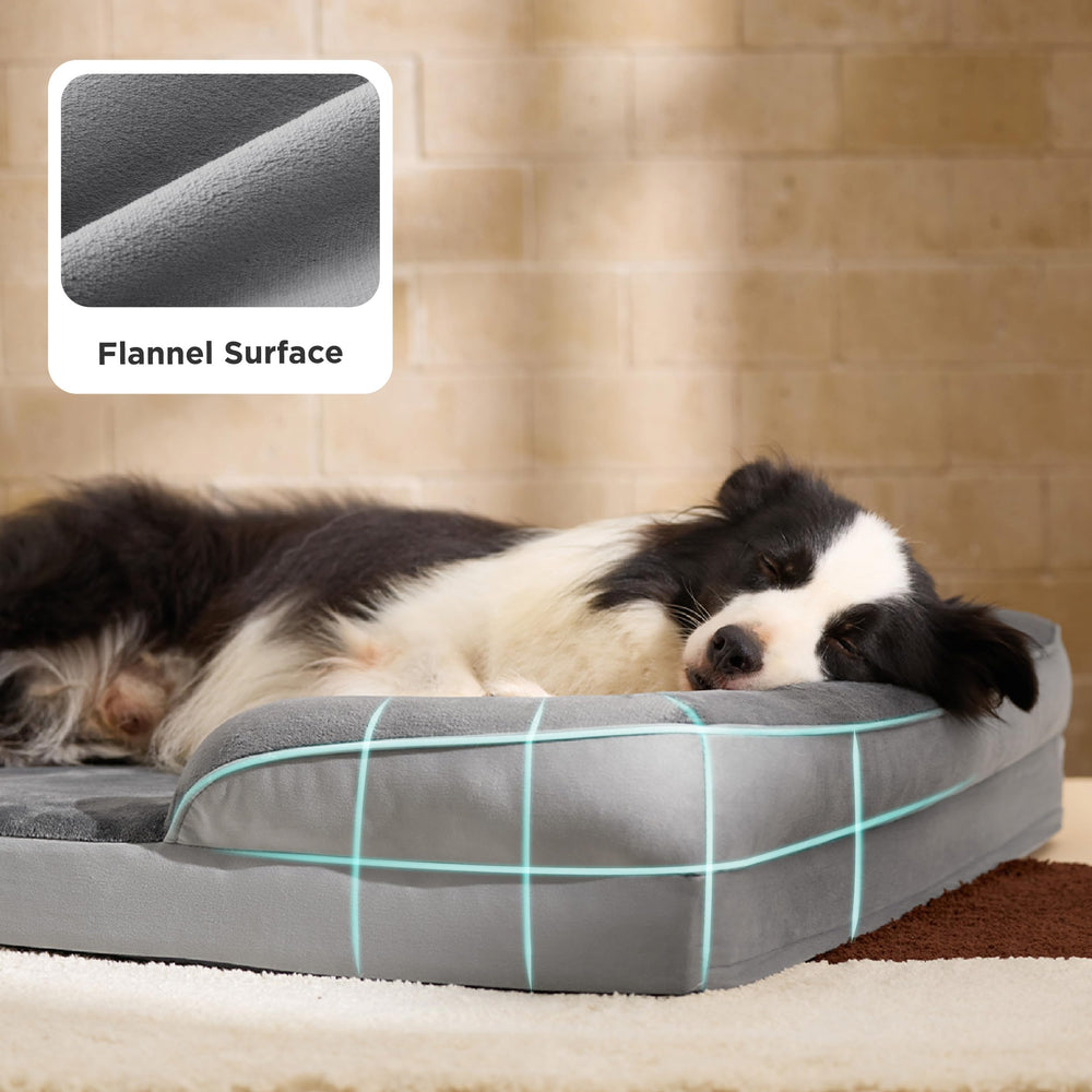 Bedsure velvety flannel fabric delivers cozy, calming comfort.