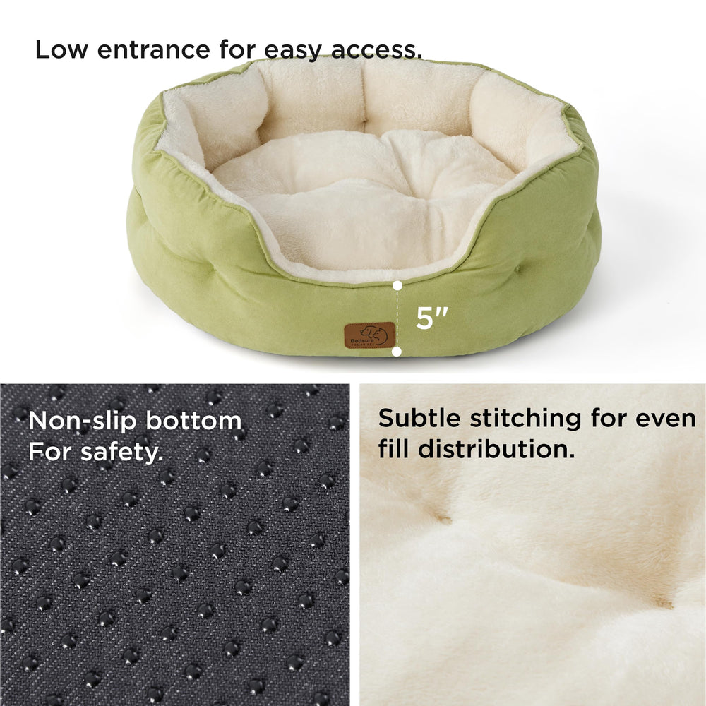 Bedsure bed with machine-washable cover for easy cleaning