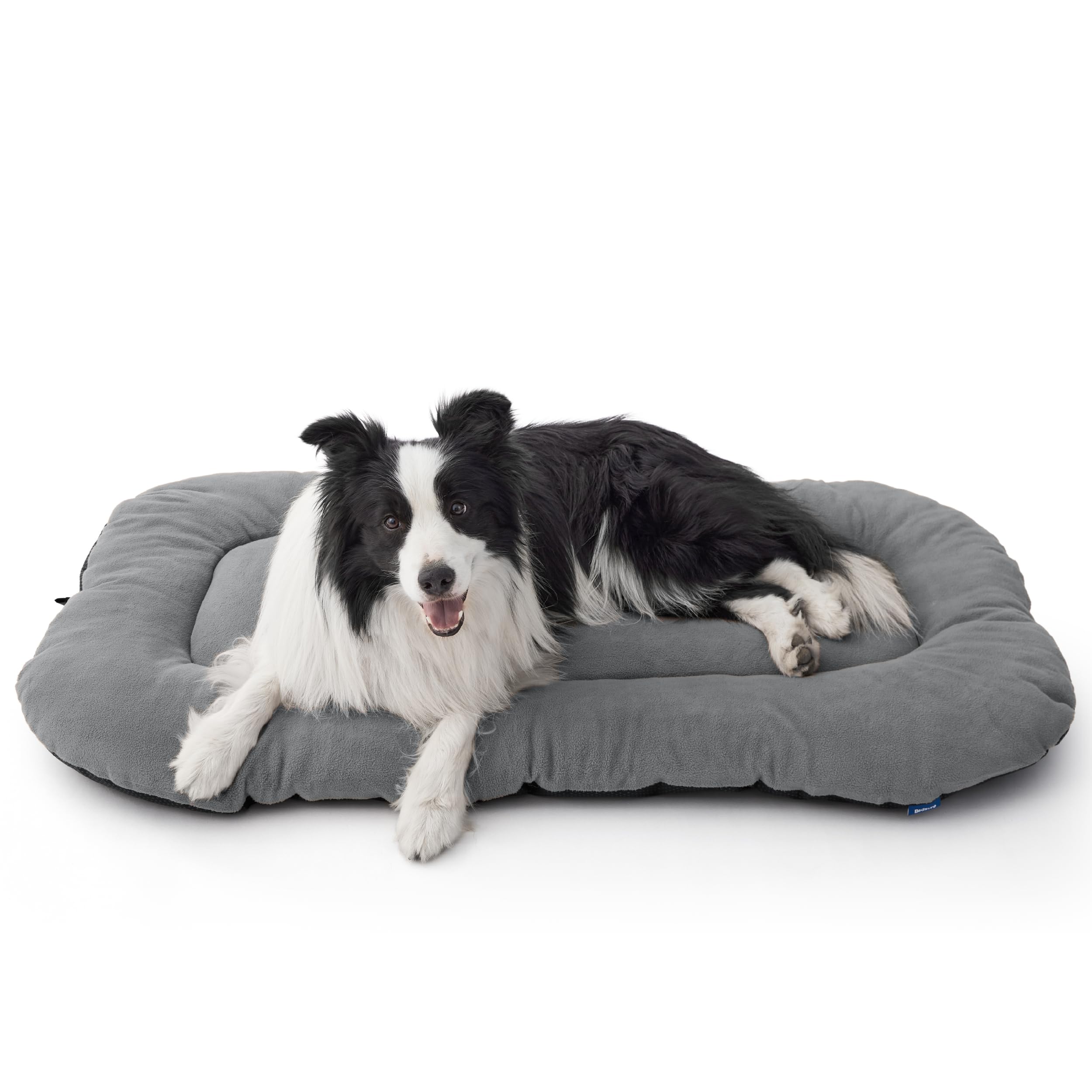 Bedsure washable dog crate pad in XL size with ultra-soft fleece for cozy rest