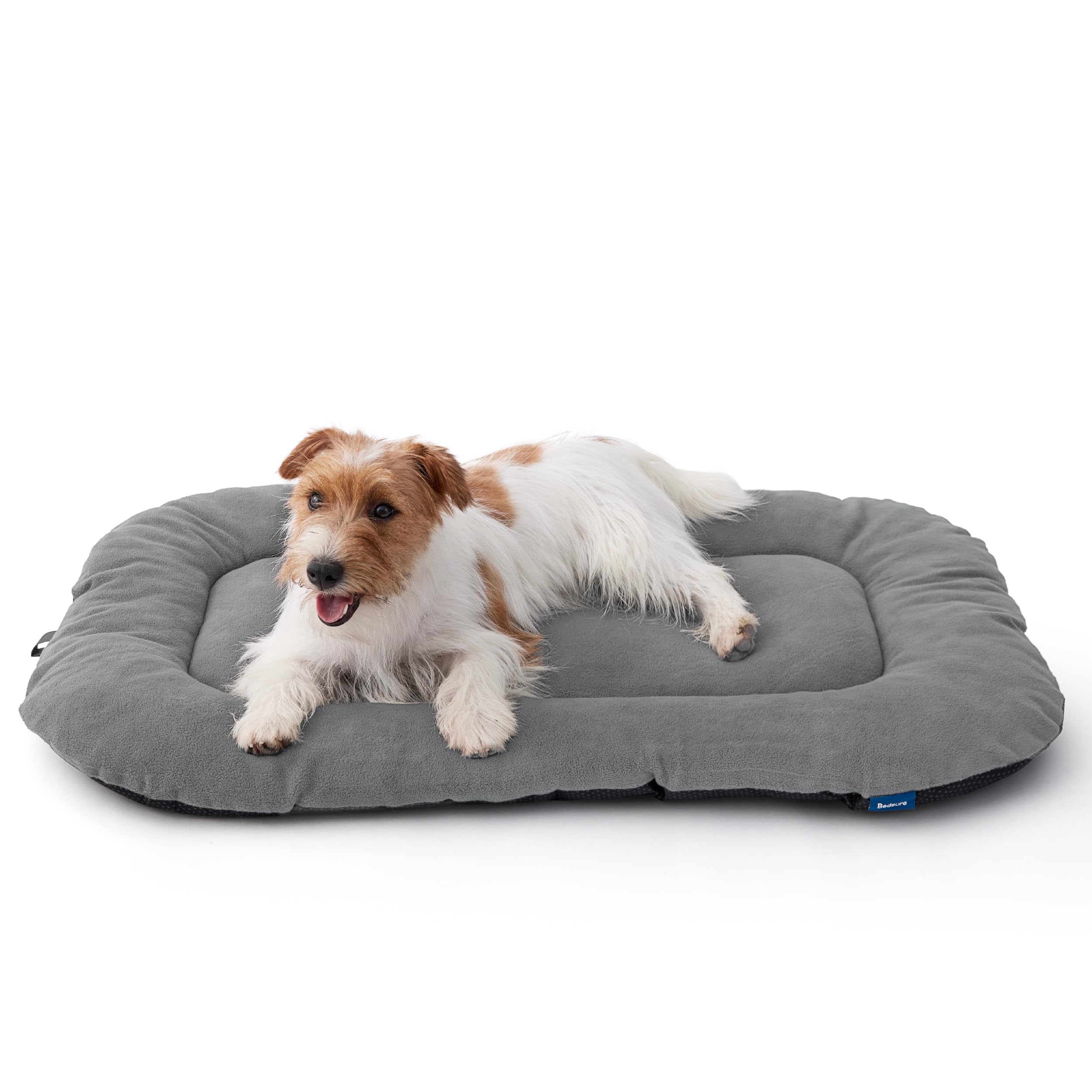 Bedsure crate pad in soft fleece offers cozy resting for 23x17 crates.