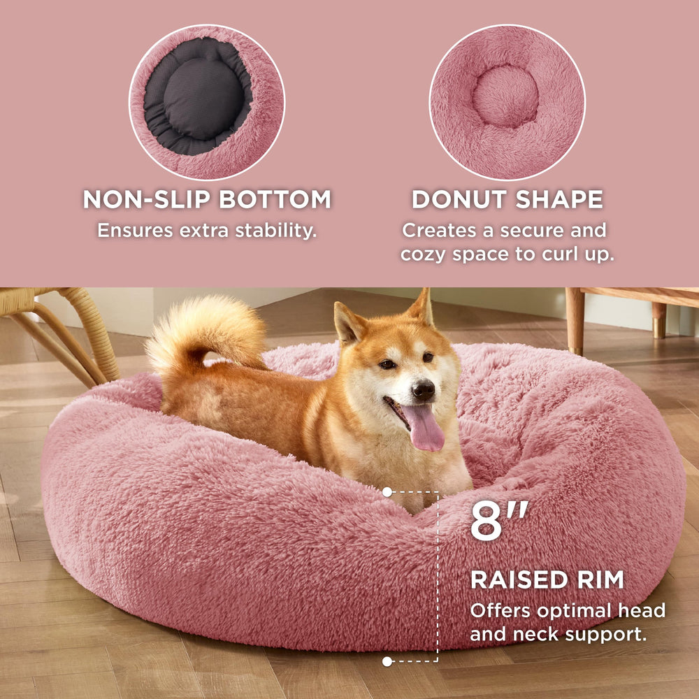 Bedsure washable donut bed cover for easy cleaning after play