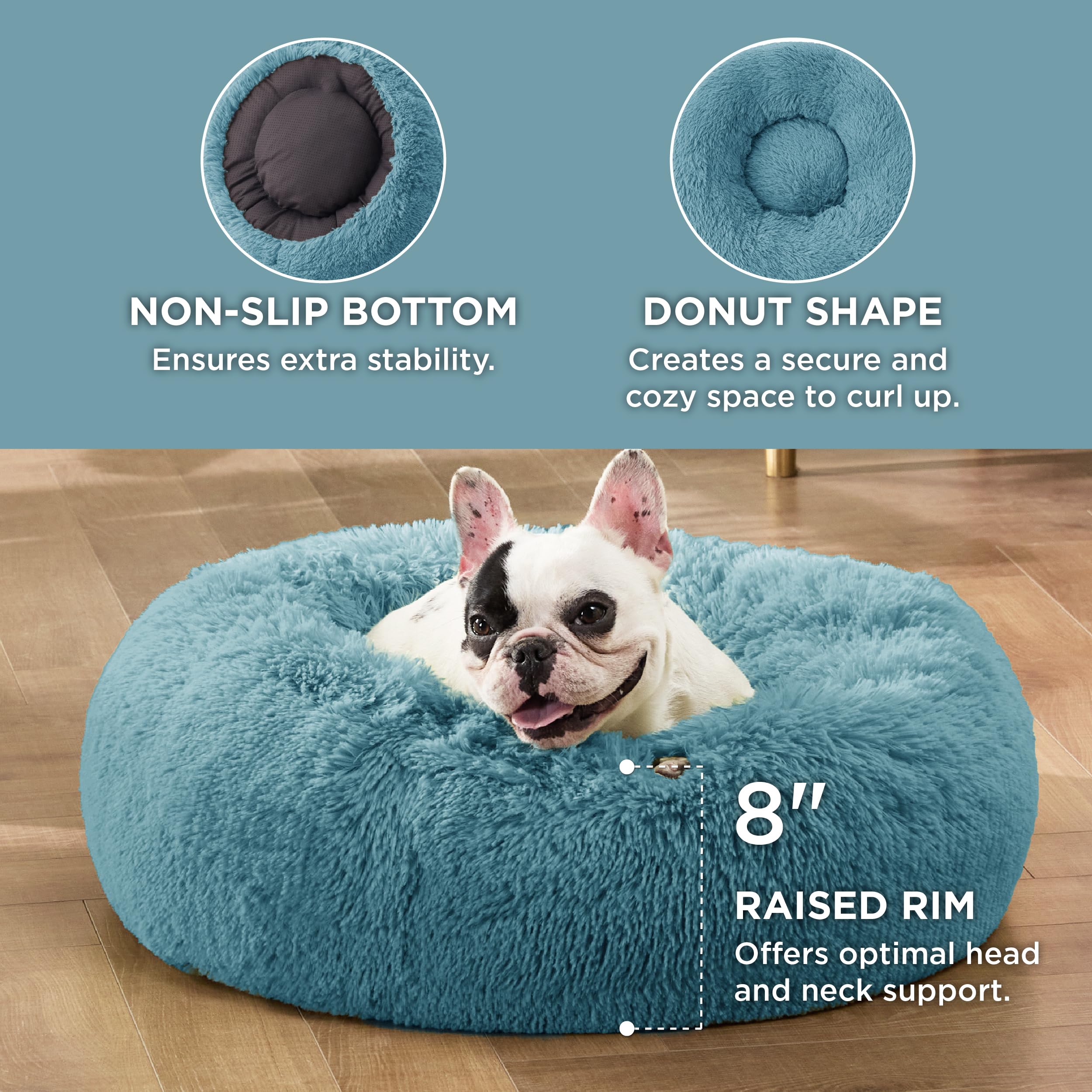 Bedsure XS–M washable donut bed simplifies cleaning for busy pet homes