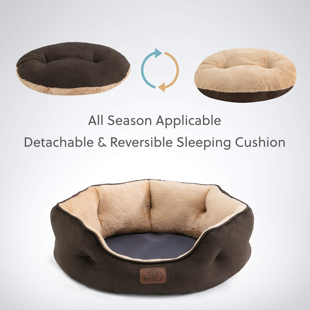 Bedsure 20-inch pet bed ideal for small dogs and kittens