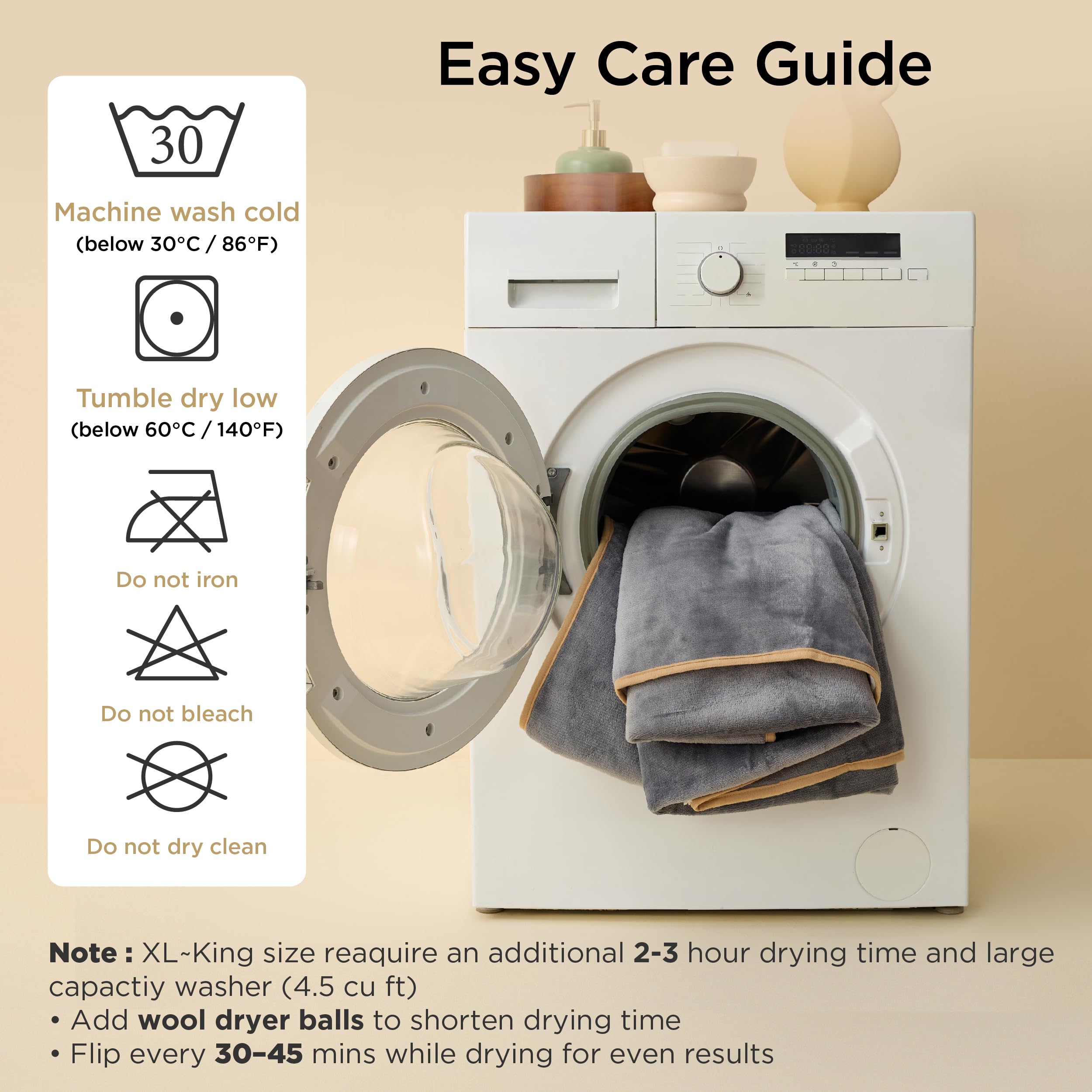 Bedsure blanket protecting couch from pet hair and accidents.