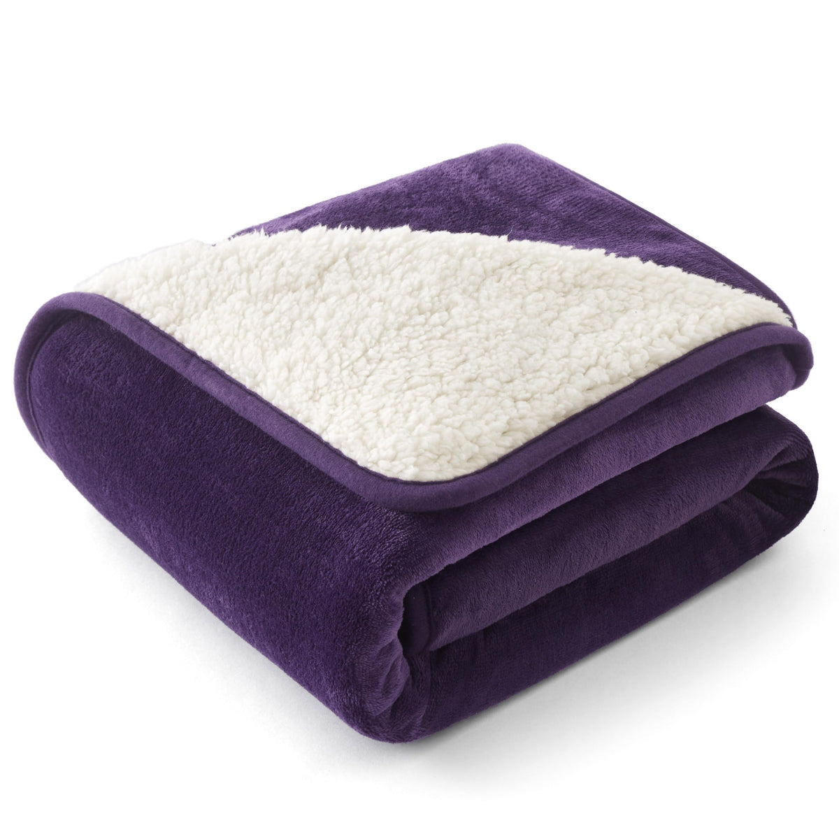 Bedsure waterproof dog blanket in eggplant on couch protects furniture from spills
