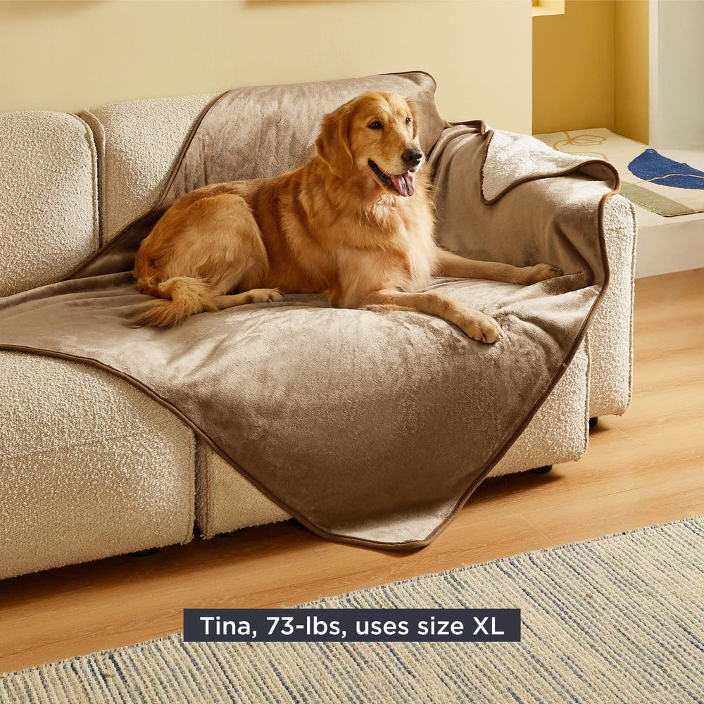 Lightweight Bedsure blanket ideal for travel and on-the-go use.